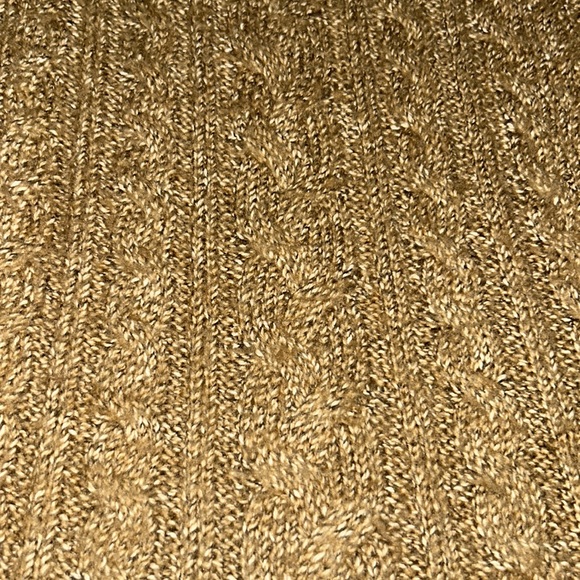 Michael Kors Women’s Tan Pullover Cable Knit Sweater with Zippers Size Small - Picture 5 of 10